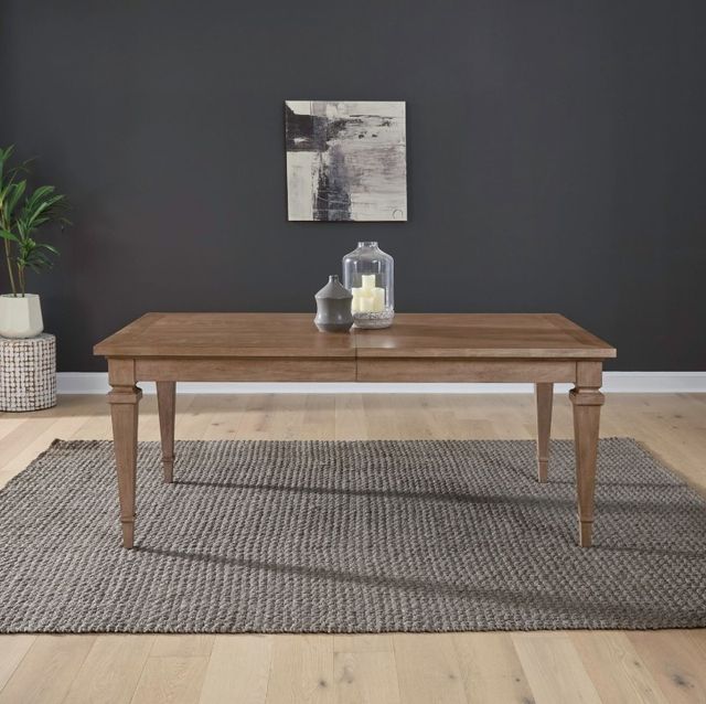 Liberty Furniture Haven Hills Camel Beige Rectangular Leg Table-1