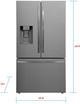 Kenmore® 36" 28.6 Cu. Ft. Fingerprint Resistant Stainless Steel French Door Refrigerator with Dual Evaporator-2