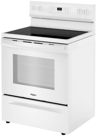 Whirlpool® 30" White Freestanding Electric Range with Self Clean-2
