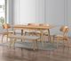 Winners Only® Uptown Natural Oak 75" Dining Table-4