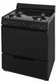 Premier 30" Black Freestanding Gas Range-1