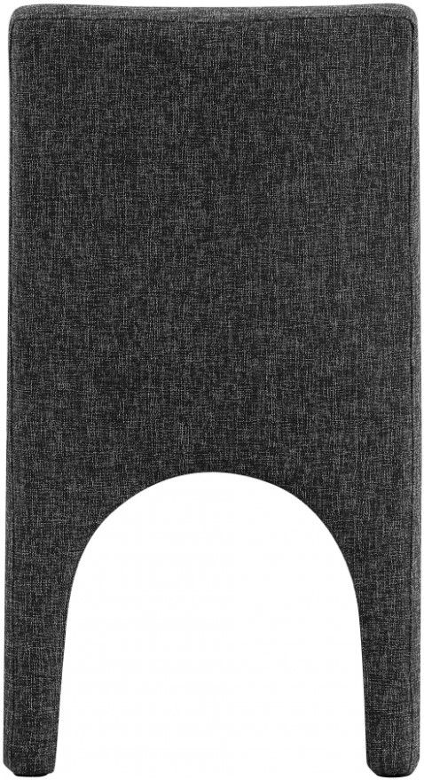 Meridian Furniture Gramercy Black Upholstered Dining Side Chair-3