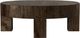 Four Hands Abaso Ebony Rustic Wormwood Oak Coffee Table-2