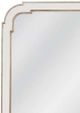 Bassett Mirror Sasha Silver Leaf/White Wall Mirror-1