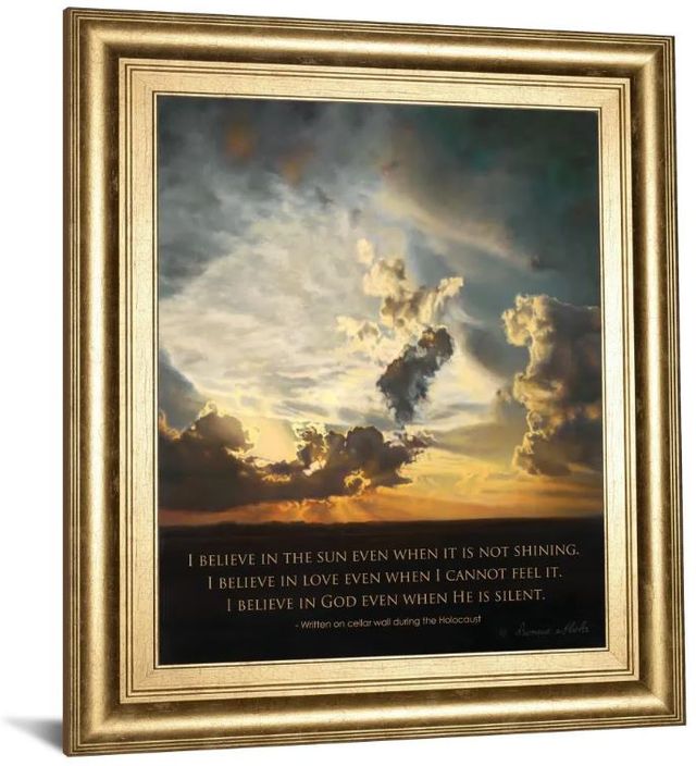 Classy Art Believe by Bonnie Mohr Framed Print Wall Art-1