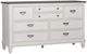 Liberty Furniture Allyson Park Charcoal/Wirebrushed White Dresser-0
