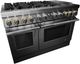 JennAir® RISE™ 48" Stainless Steel Pro Style Dual Fuel Range-3
