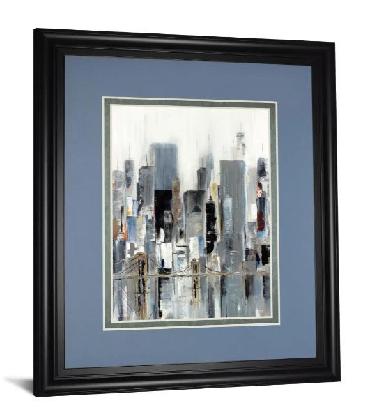 Classy Art City Bridge by Aziz Kadmiri Wall Art-1