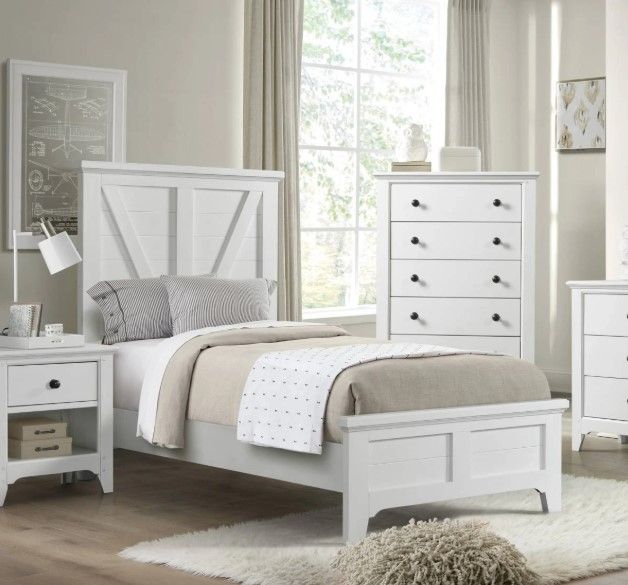 Intercon Tahoe Sea Shell Youth Twin Panel Bed-1