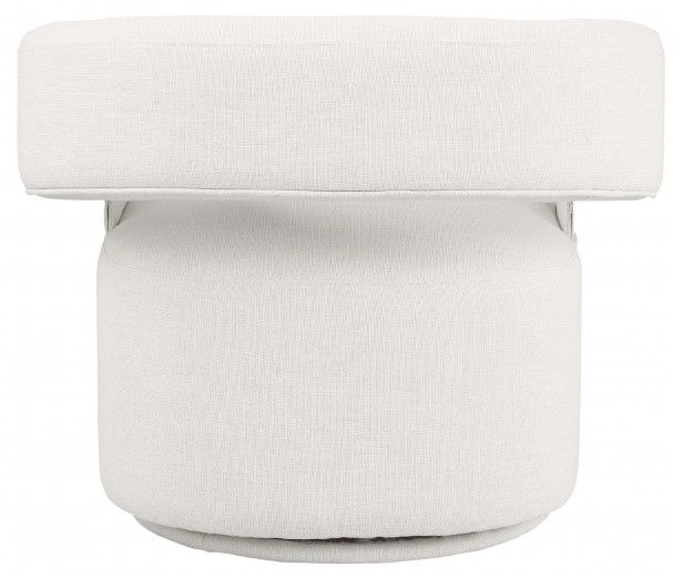 Meridian Furniture Niya Cream Swivel Accent Chair-3