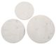 Jofran Inc. Nolan 3-Piece White Top Table with Natural Base Set-2