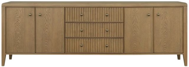 Flexsteel® Reed Driftwood Oak Large Entertainment Console-3