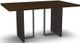 Amisco Customizable Zoel 60" Solid Birch Dining Table with Decorative Bolts -0