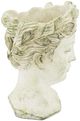 A & B Home White Visage Cement Vase-2