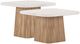 A.R.T. Furniture® Portico White Bunching Tables with Sienna Base-0