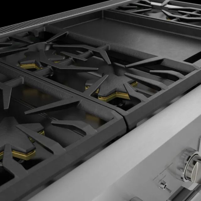 Thermador® Pro Harmony® 48" Stainless Steel Pro Style Dual Fuel Range-4