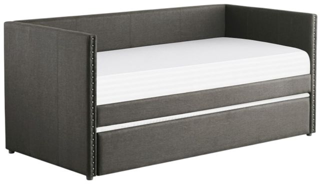 Homelegance® Therese Gray Daybed with Trundle-2