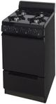 Premier 20" Black Freestanding Gas Range-2
