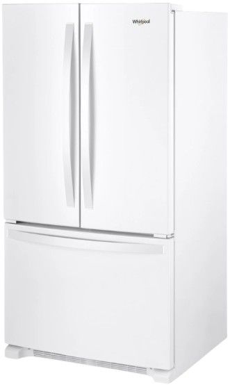 Whirlpool® 36" 20.0 Cu. Ft. White Counter Depth French Door Refrigerator-3