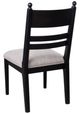 Signature Design by Ashley® Chadworth Black Upholstered Side Chair-4