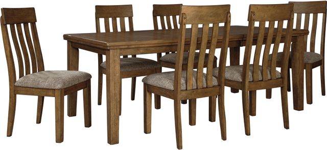 Benchcraft® Flaybern 7-Piece Light Brown Dining Set-1
