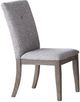 Mazin Furniture Felicity Grey/Light Grey Side Dining Chair-0