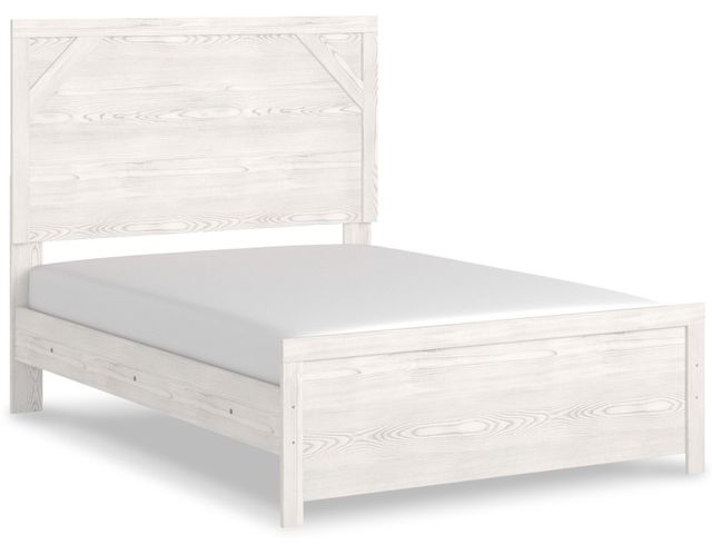 Signature Design by Ashley® Gerridan 5-Piece Gray/White Full Panel Bed Set-1