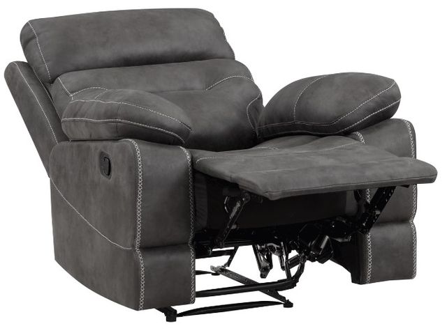 Steve Silver Co. Rudger Moonlight Gray Manual Recliner-2