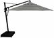 Treasure Garden Starlux AKZ Plus Cantilevers Black/Silver Metal Outdoor Umbrella-0