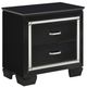 Homelegance® Allura 4-Piece Black Queen Panel Bedroom Set-2