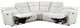Homelegance® Salida 5-Piece White Modular Power Reclining Sectional with Power Headrests-4