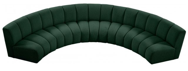 Meridian Furniture Infinity 5-Piece Green Modular Sectional Set-1
