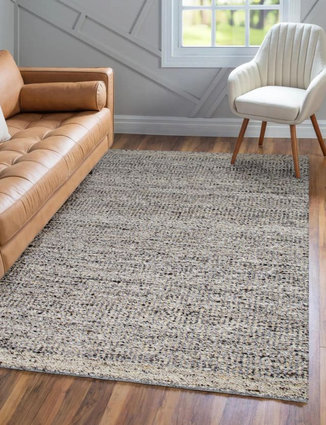 KAS Rugs Darcy Greige 5'x8' Area Rug-4