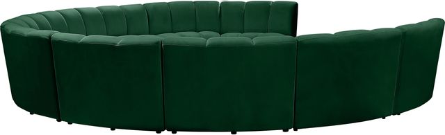 Meridian Furniture Infinity 10-Piece Green Velvet Modular Sectional-1