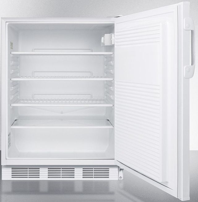 Accucold® by Summit® 24" 5.5 Cu. Ft. White Compact Refrigerator-2