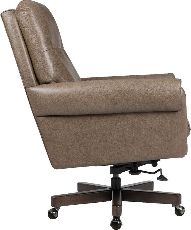 Hooker® Furniture Ready-Made Upholstery Lenora Rowe Chocolate Swivel Tilt Executive Chair-3