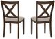 Linon Wales 2-Piece Brown Side Chair Set-4
