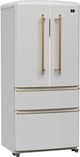 FORNO® Luigi 33" 17.9 Cu. Ft. White Counter Depth French Door Refrigerator-0