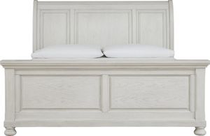 Signature Design by Ashley® Robbinsdale Antique White King Sleigh Bed