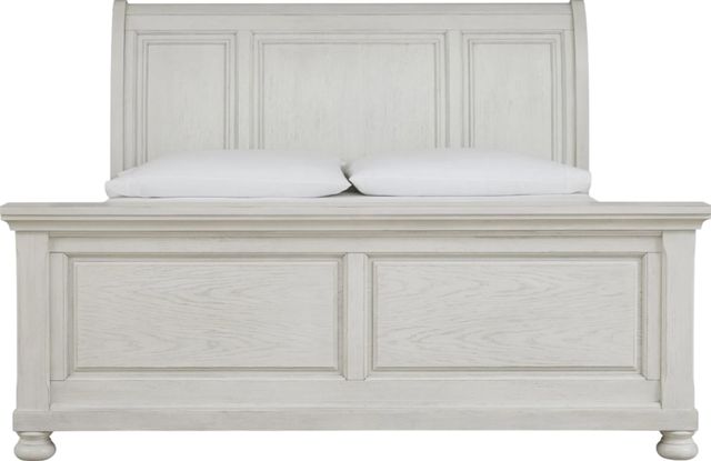 Signature Design by Ashley® Robbinsdale Antique White King Sleigh Bed-1