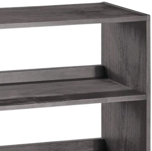 Donco Kids Louver Antique Gray Youth Bookcase-2