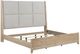 Liberty Furniture Brentwood Sandstone/Taupe California King Upholstered Panel Bed-0