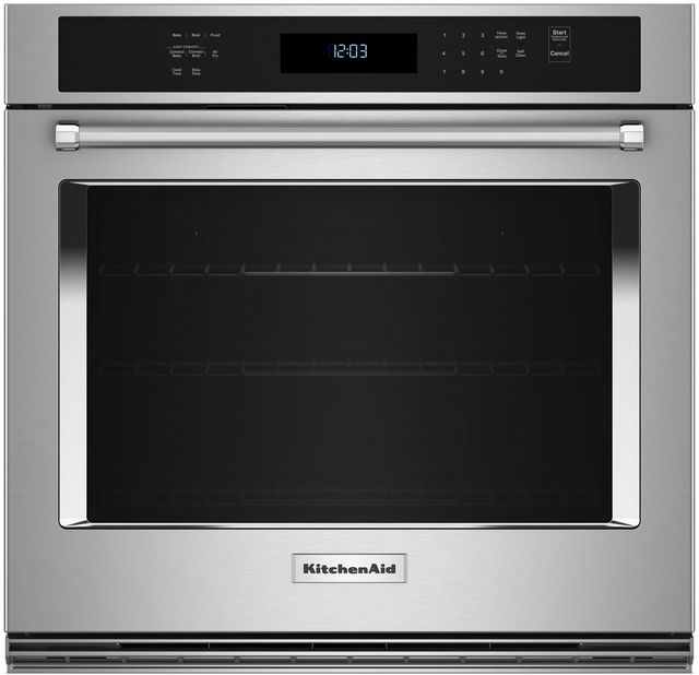 KitchenAid® 30" Stainless Steel Single Electric Wall Oven