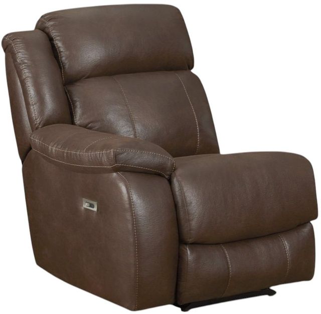 HomeStretch Rubix Espresso Power Left-Arm Facing Chair-0