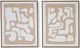 Signature Design by Ashley® Waldett 2-Piece Beige/White Wall Art Set-2