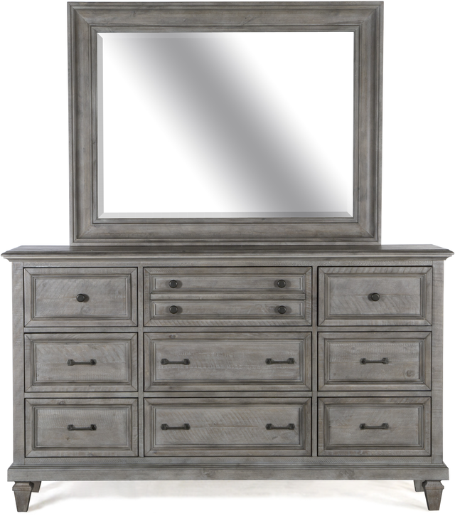 Magnussen Home® Lancaster Dovetail Grey Drawer Dresser-3