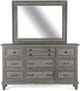 Magnussen Home® Lancaster Dovetail Grey Drawer Dresser-3
