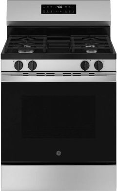 GE® 400 Series 30" Stainless Steel Freestanding Gas Range