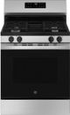 GE® 400 Series 30" Stainless Steel Freestanding Gas Range-0