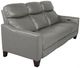 Armen Living Milos Light Gray Leather Power Reclining Sofa-0